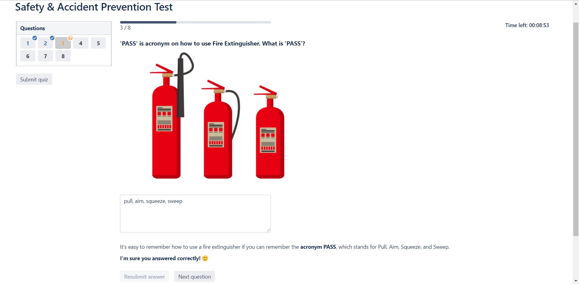 quiz qustion confluence