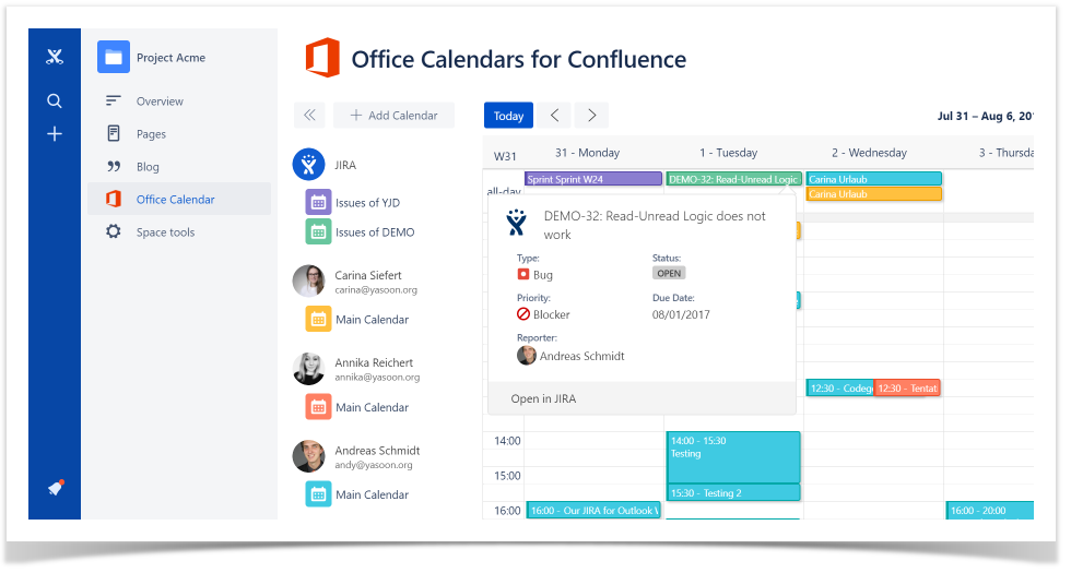 Atlassian plugin. Конфлюенс. Календарь в Confluence. Confluence Calendar Outlook. Atlassian Confluence.