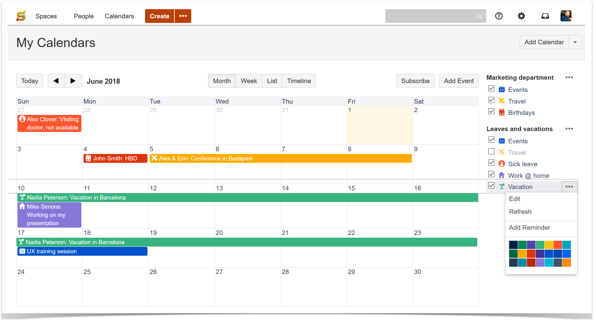 What's New in Team Calendars for Confluence - Stiltsoft