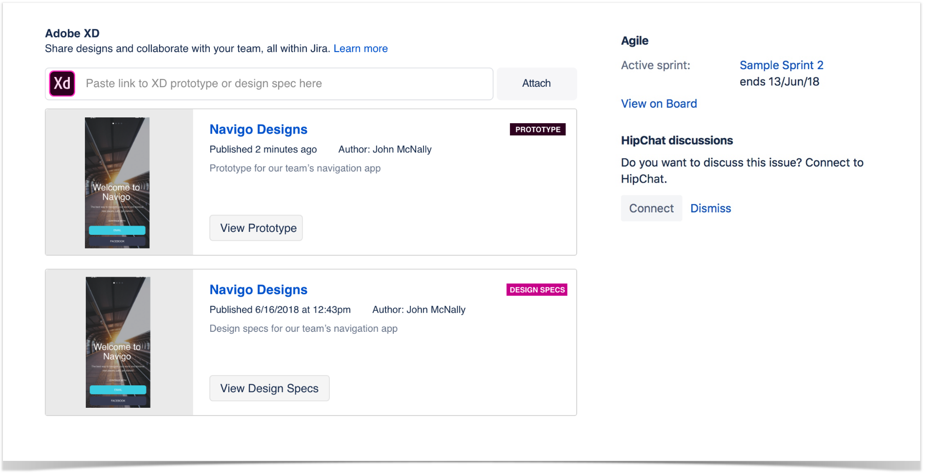 Adobe XD for jira