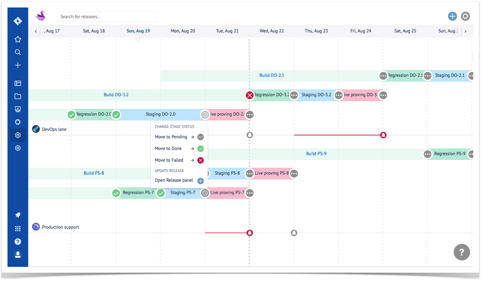 Swanly - Release Timeline for Jira