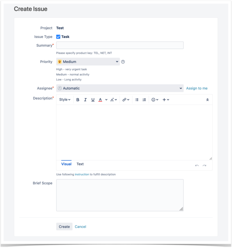 Best Practices for Creating a Jira Issue With Templates - Stiltsoft