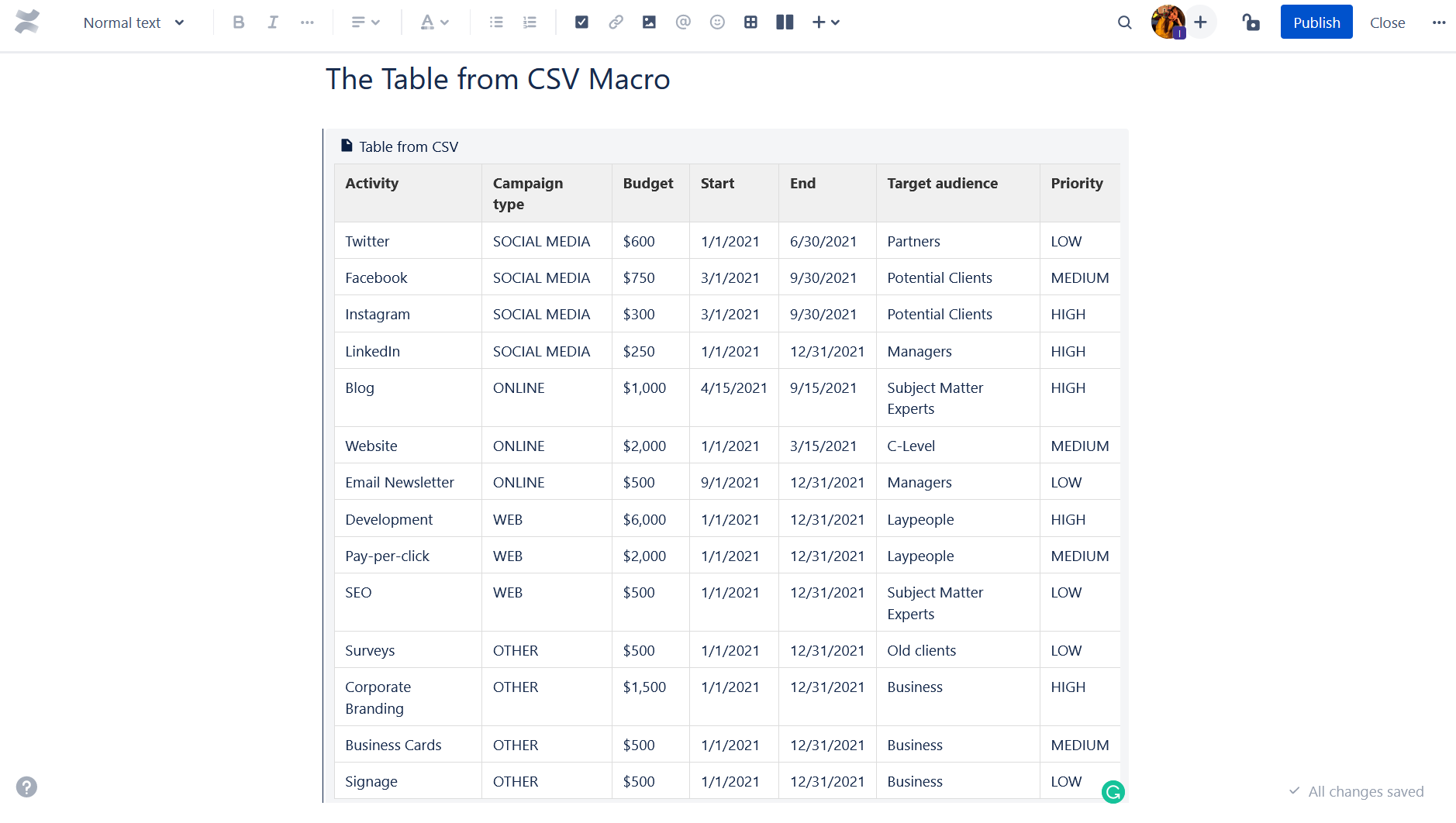 How to Work With Tables in Confluence Cloud Stiltsoft