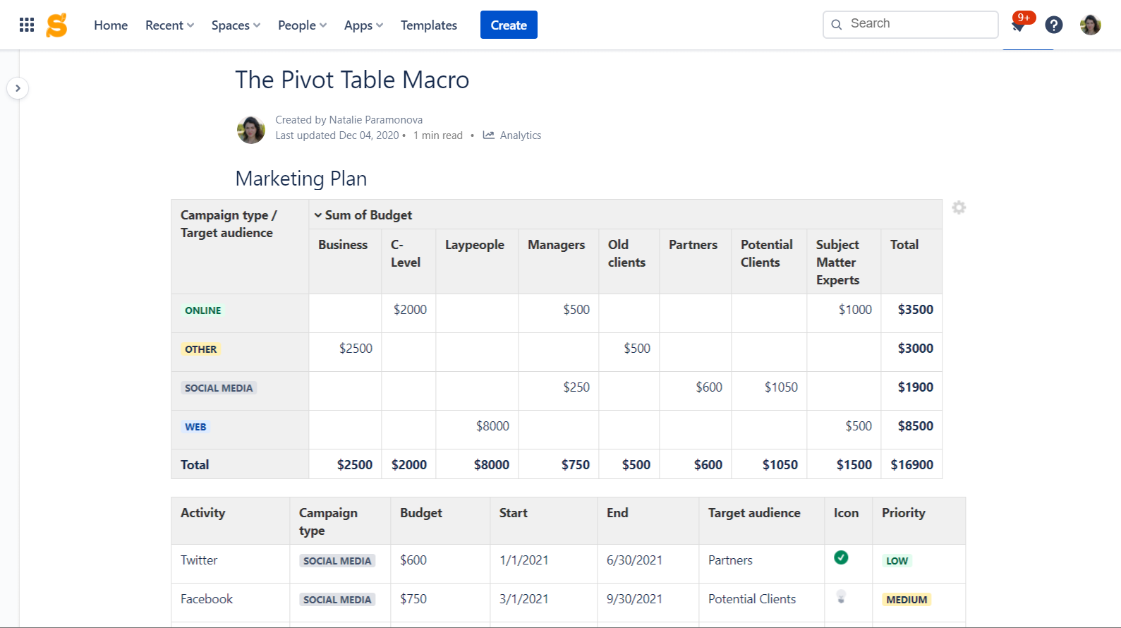 How to Work With Tables in Confluence Cloud Stiltsoft