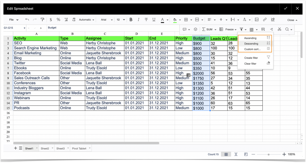 How to Use Spreadsheets in Confluence - Stiltsoft