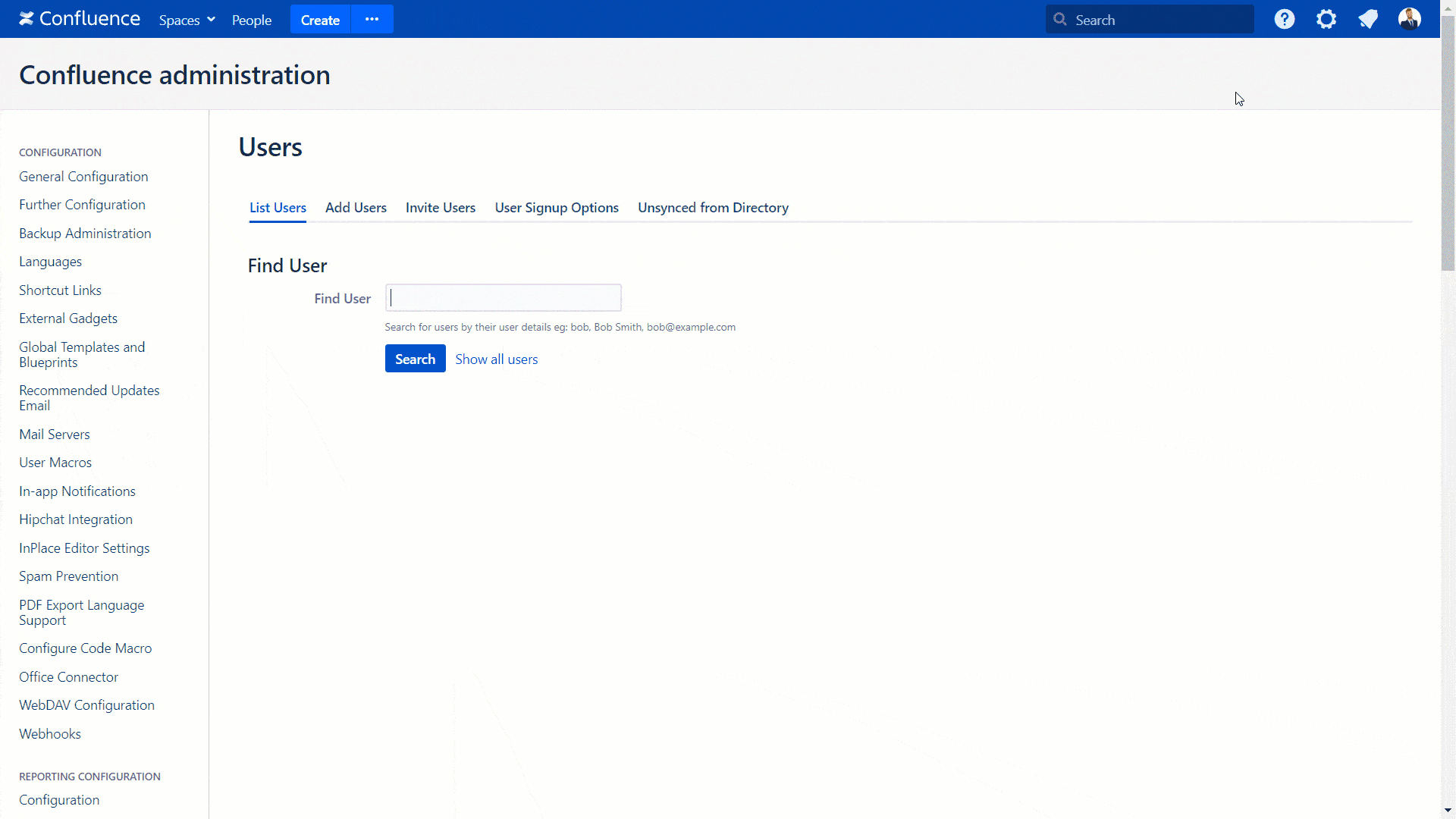create user group in Confluence
