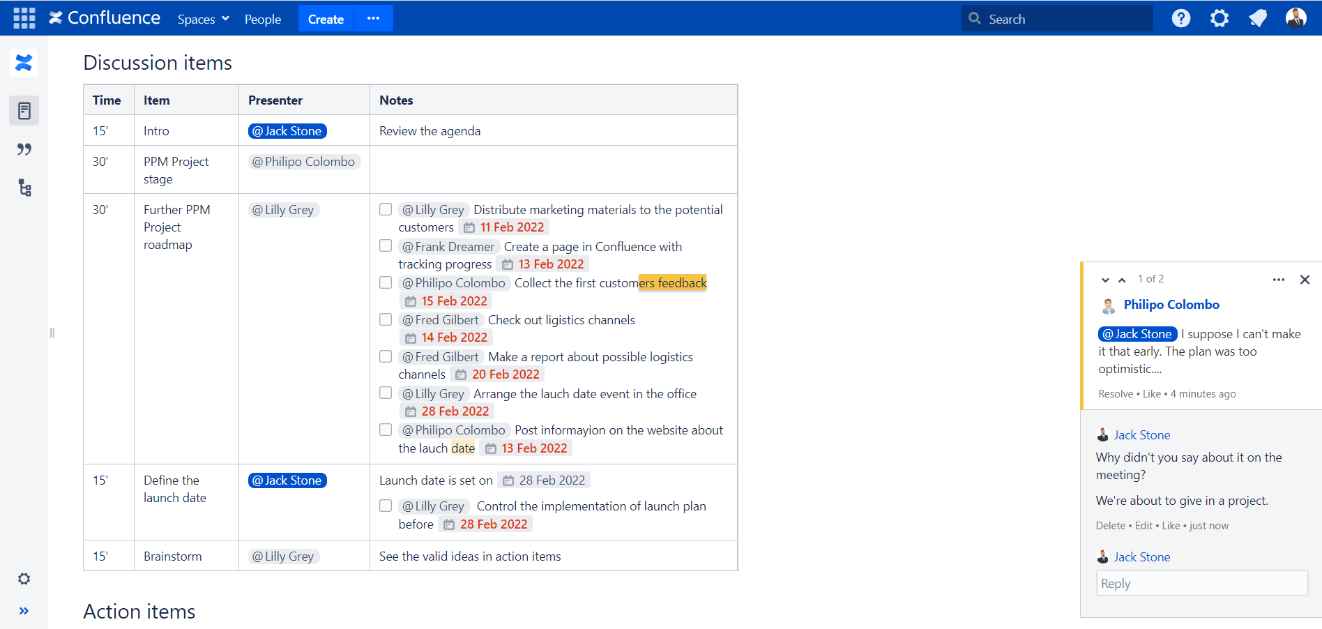 anonymous users can see comments in Confluence