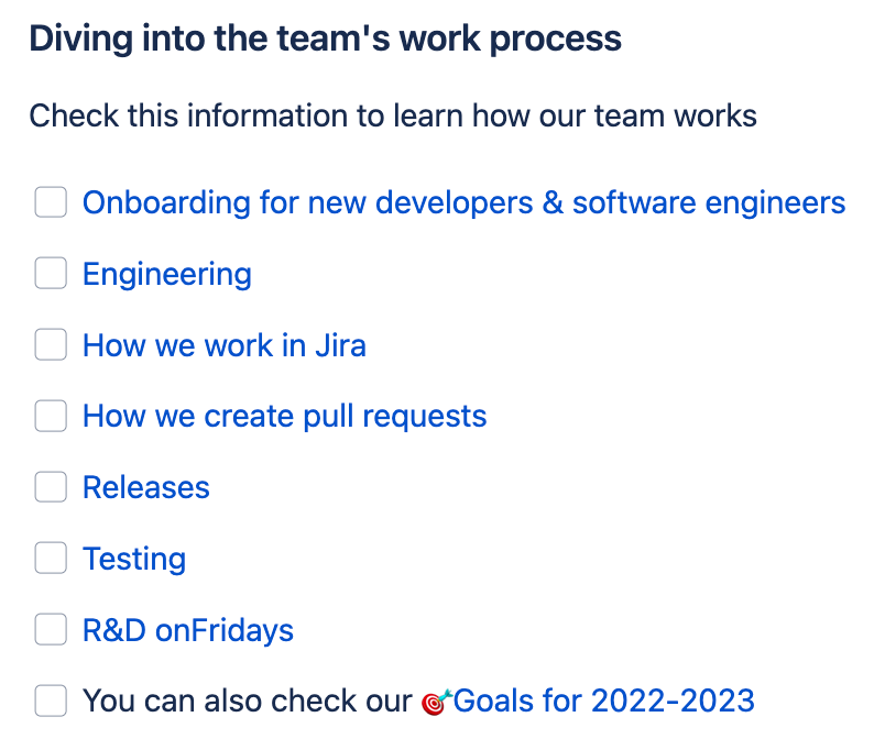 team work process