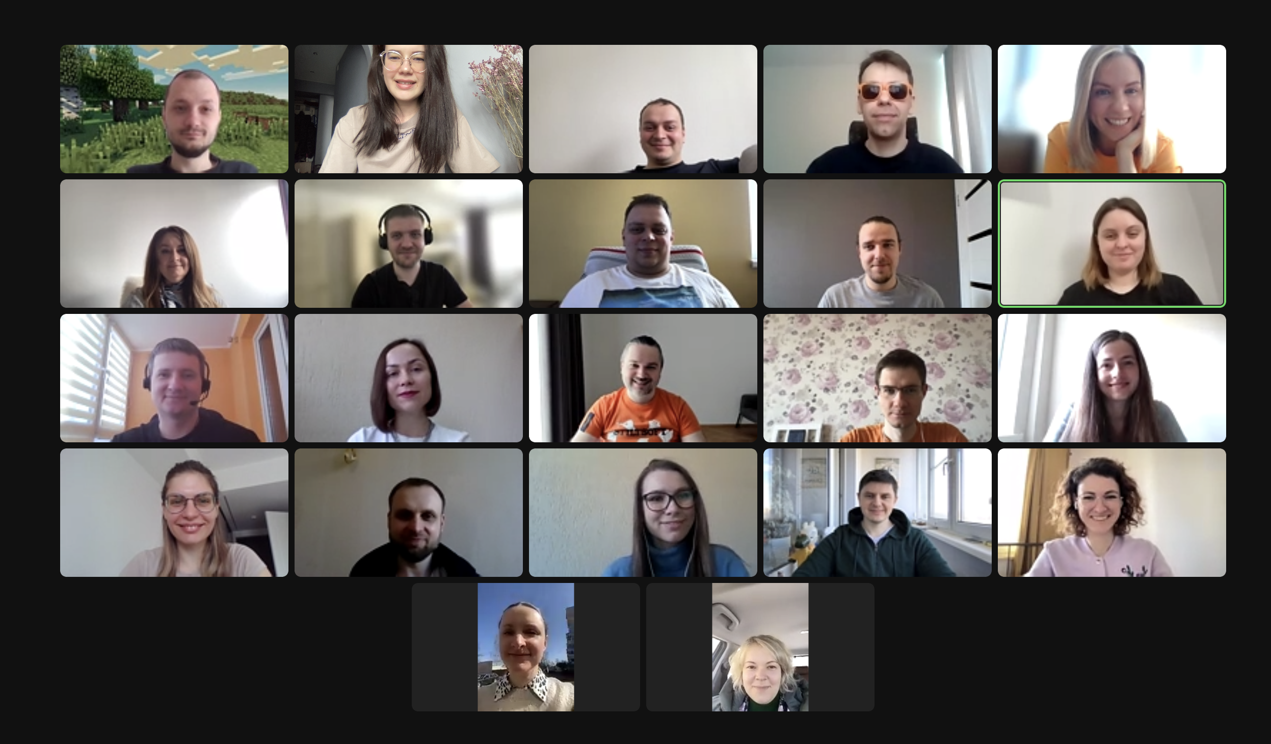 stiltsoft team on a zoom call