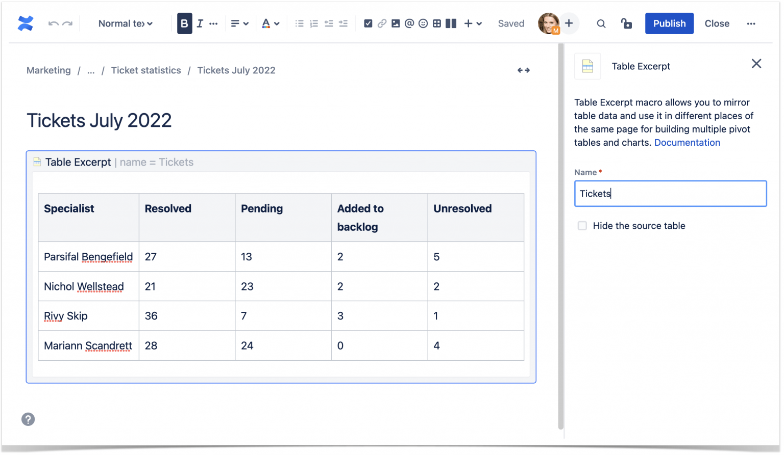 3 Ideas for Reusing Existing Confluence Tables Stiltsoft