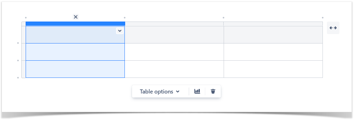 tables in Confluence Cloud