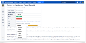 Confluence Status Reporting Tutorial - Stiltsoft