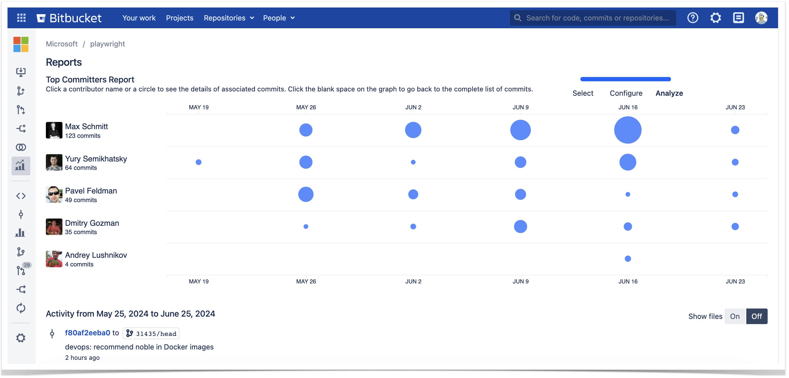 How to Search for Commits in Bitbucket Data Center