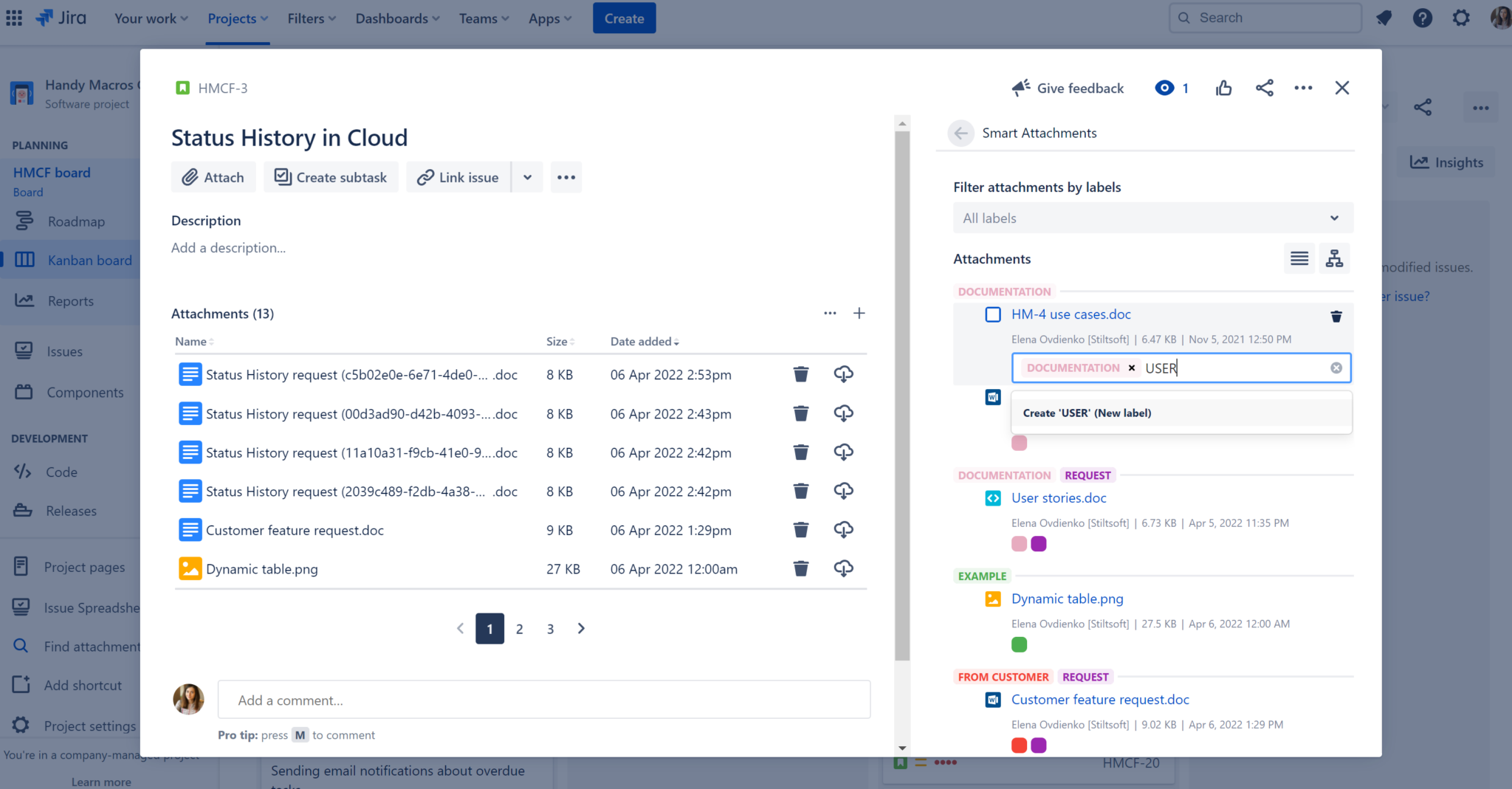 Search, Filter, and Delete Attachments in Jira Software - Stiltsoft