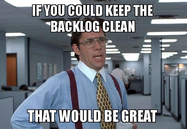 Jira backlog meme