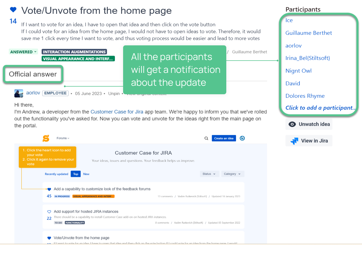 Customer Case for Jira Cloud