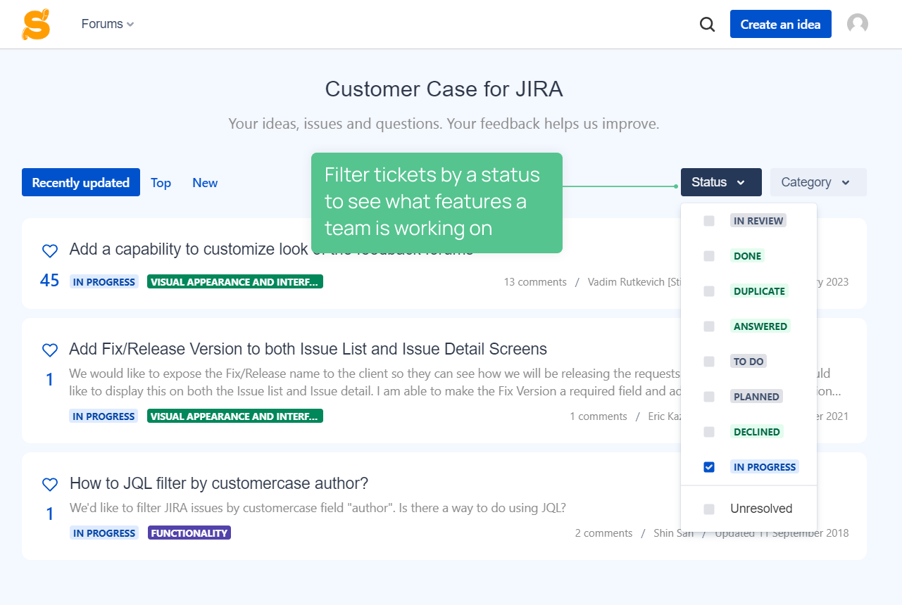 Customer portal for Jira Cloud