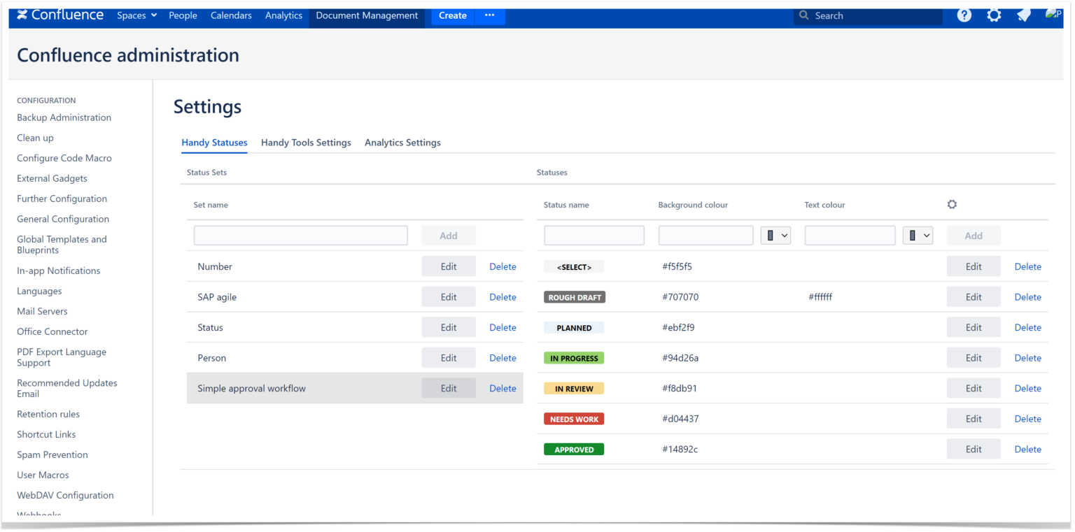Confluence Approval Workflow with Label Automation