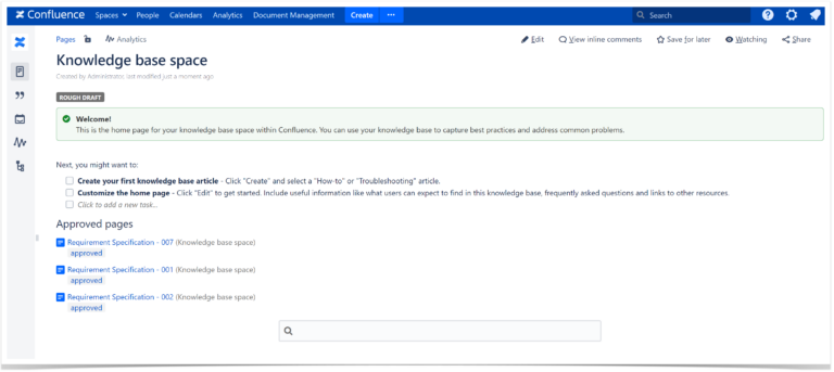Confluence Approval Workflow with Label Automation