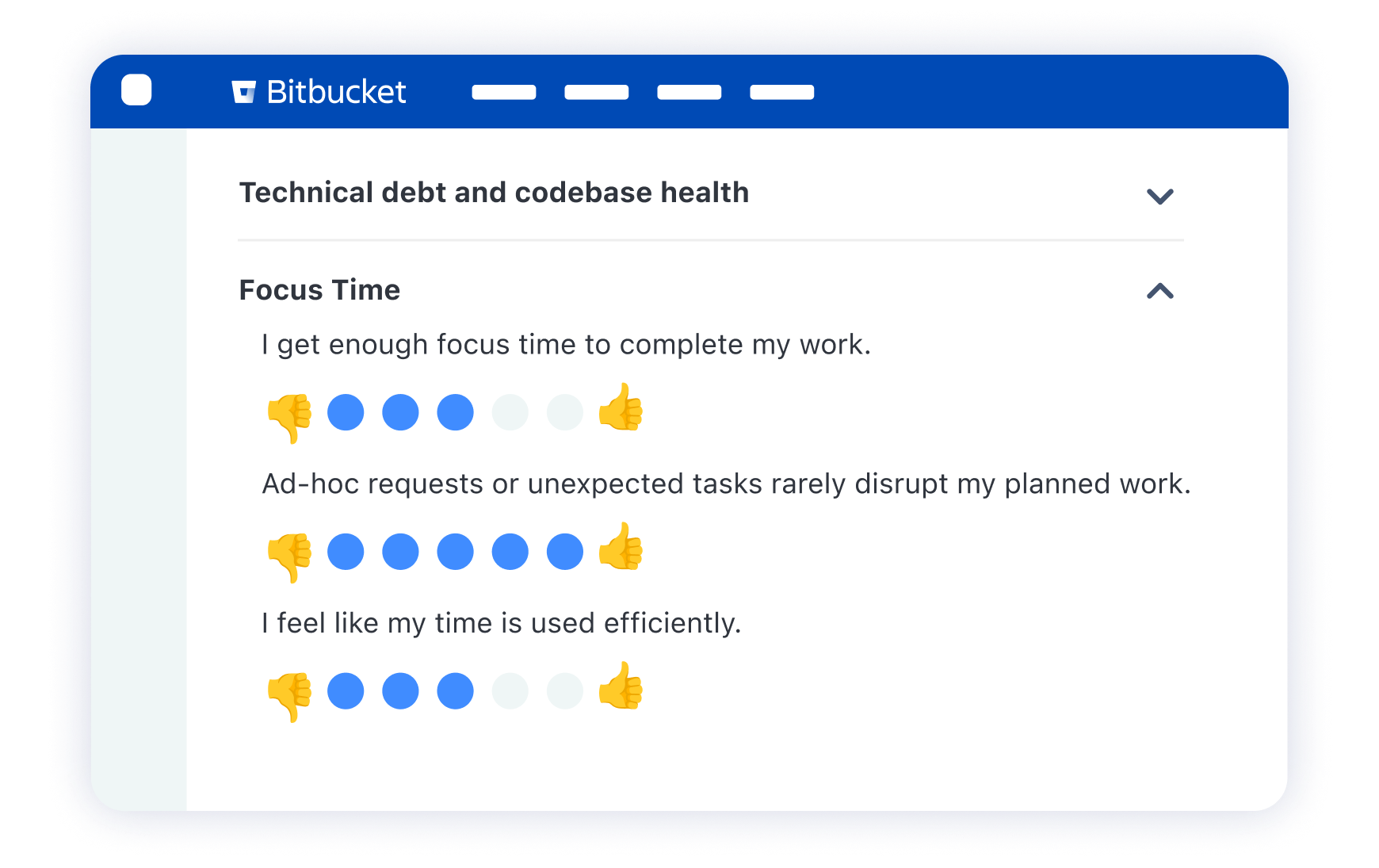 Developer Experience Surveys for Bitbucket (DX Surveys)