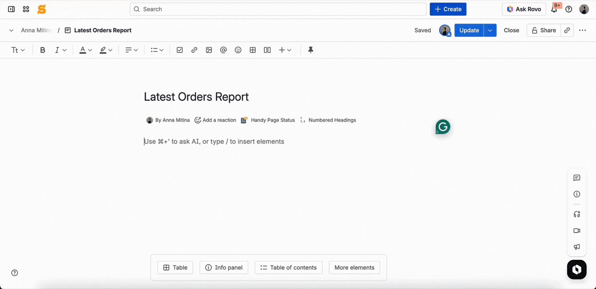 Confluence Cloud Migration: 5 Differences in the Table Filter, Charts & Spreadsheets app 4 Gif: how to add table excerpt include macro inside table toolbox macro