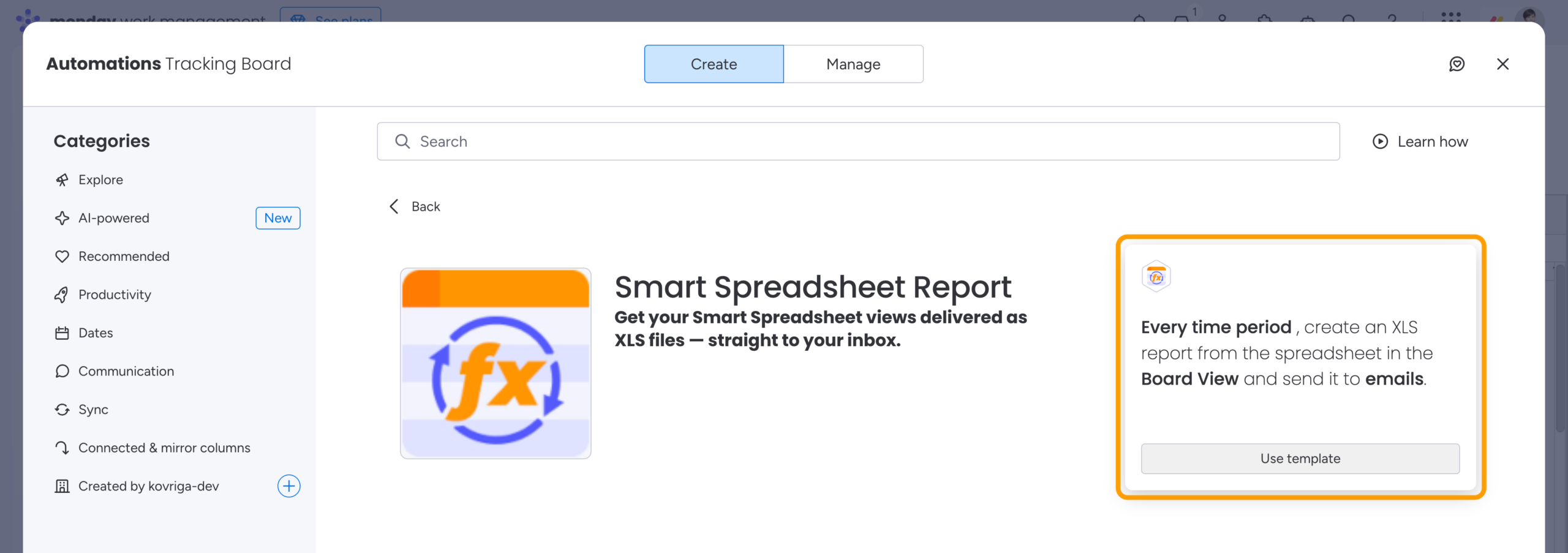 Two-Minute How-To: Getting Current and Historical Status Distribution in monday.com 4 Smart Spreadsheet automation email report