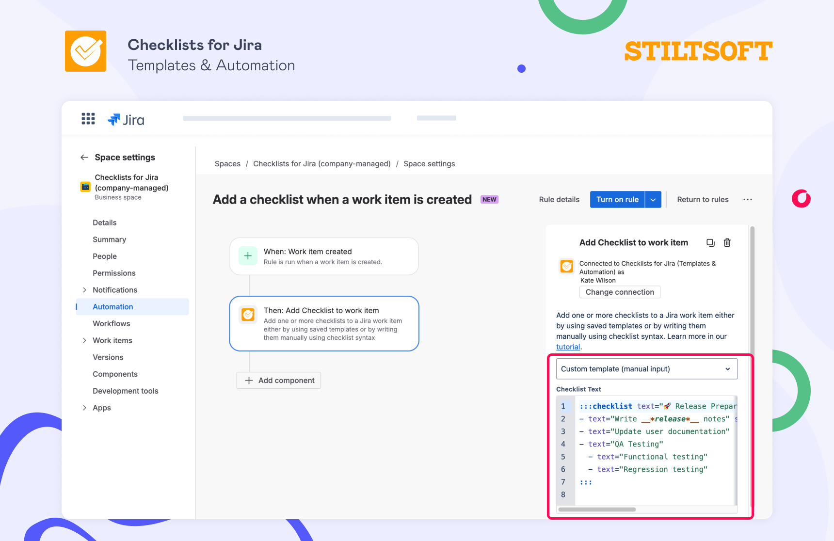 Three Ways to Create Jira Checklist Templates 5 How to create dynamic checklist templates in Jira automation using the Checklists for Jira app