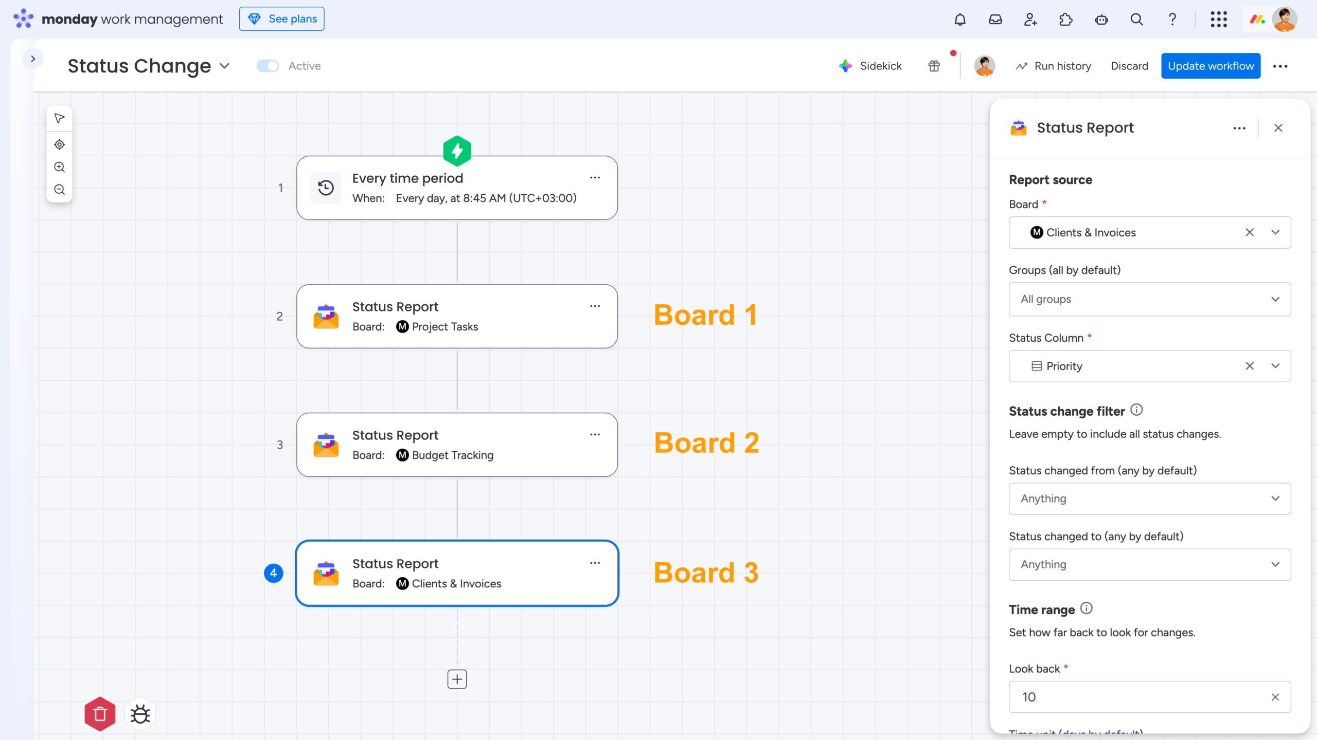 How to Monitor Project Health in monday.com with Custom Reports 39 Cross-board reporting in monday.com