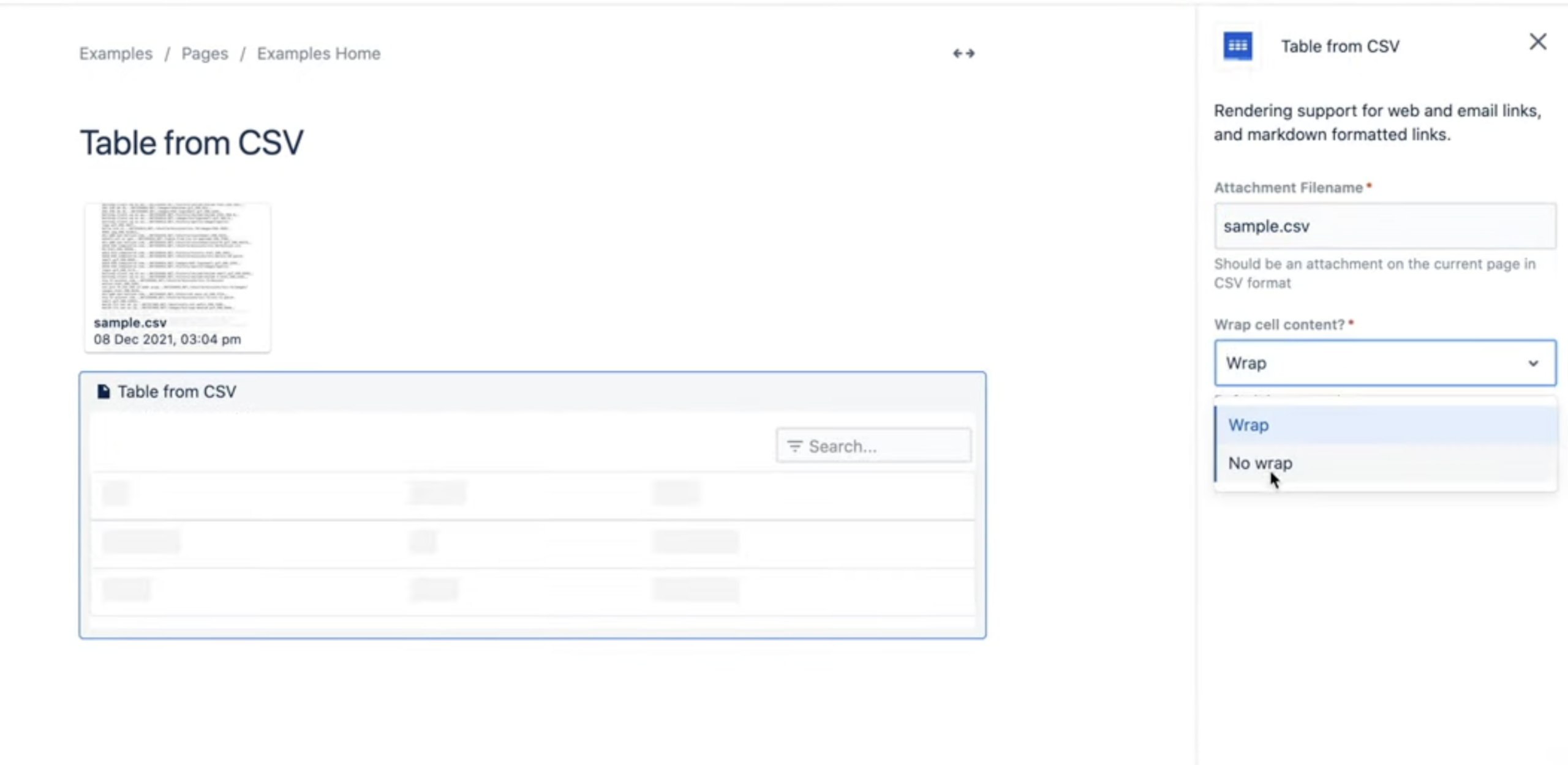 Best Ways to Import CSV & JSON Data into Confluence Cloud 20 Table from CSV in Confluence configuration