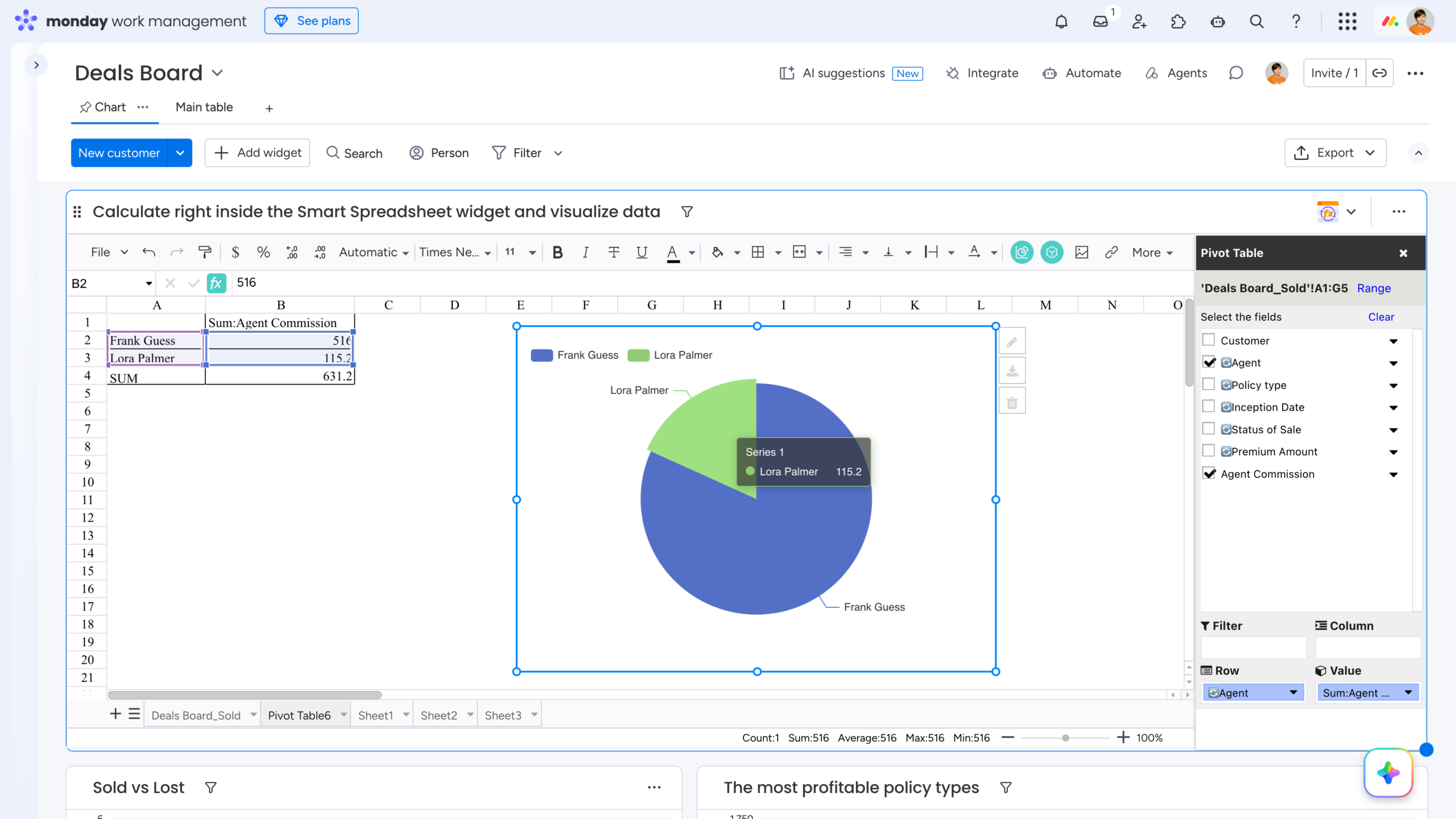 Two-Minute How-to: Managing Insurance Workflows in monday.com 14 Revenue Calculation, Insurance Workflow in monday.com